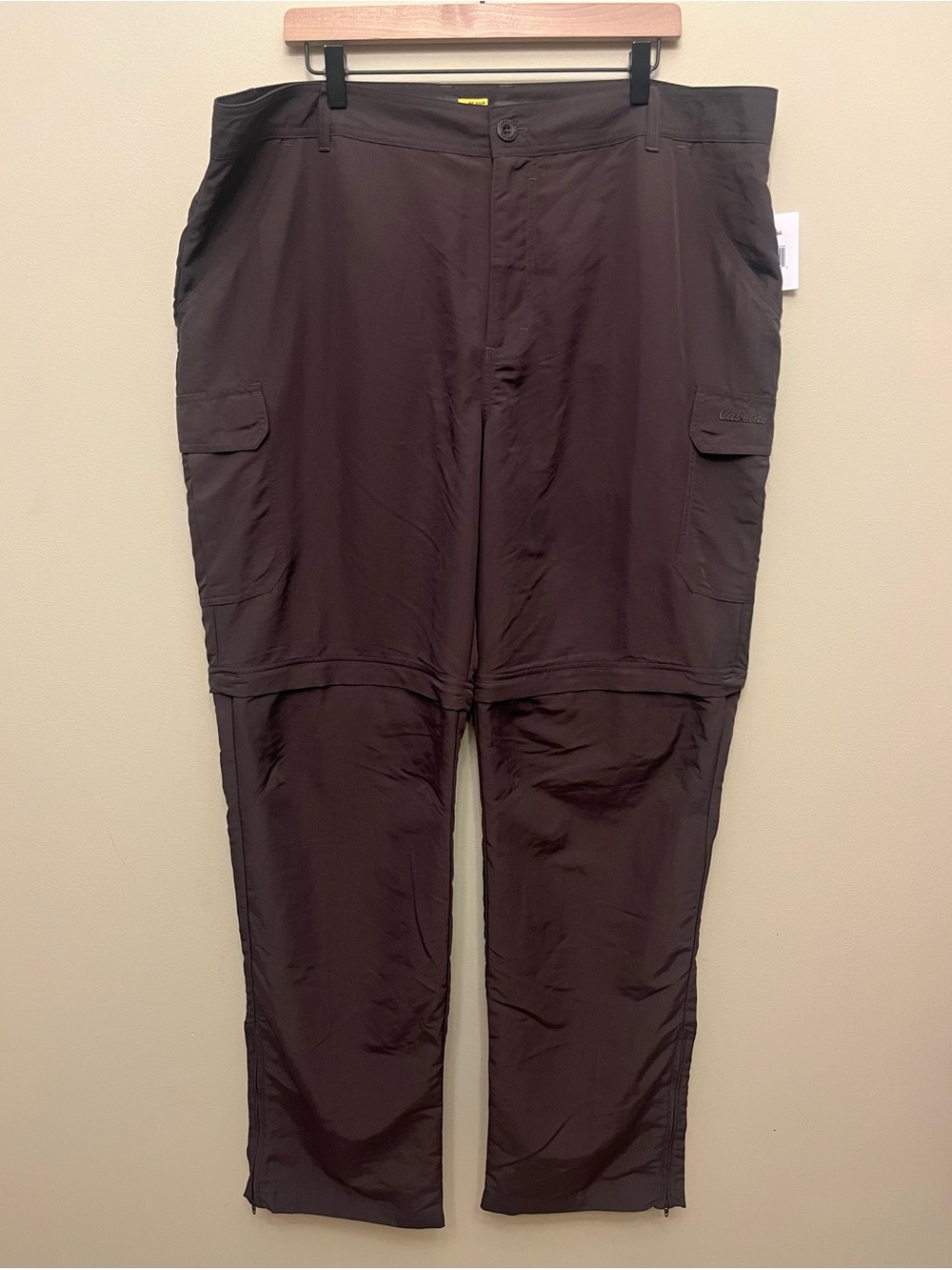 NWT Cabela's Cedar Crossing Pants Men's Size 42/36 Classic Fit Zip Off Lead
